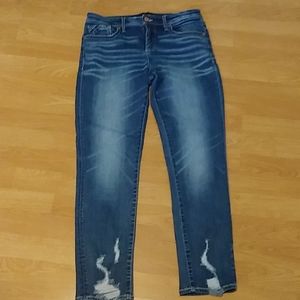 Destroyed skinny Buckle Black jeans